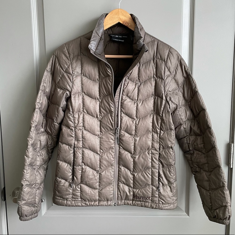 Marmot 800 Fill Down Packable Puffer Jacket Size S
